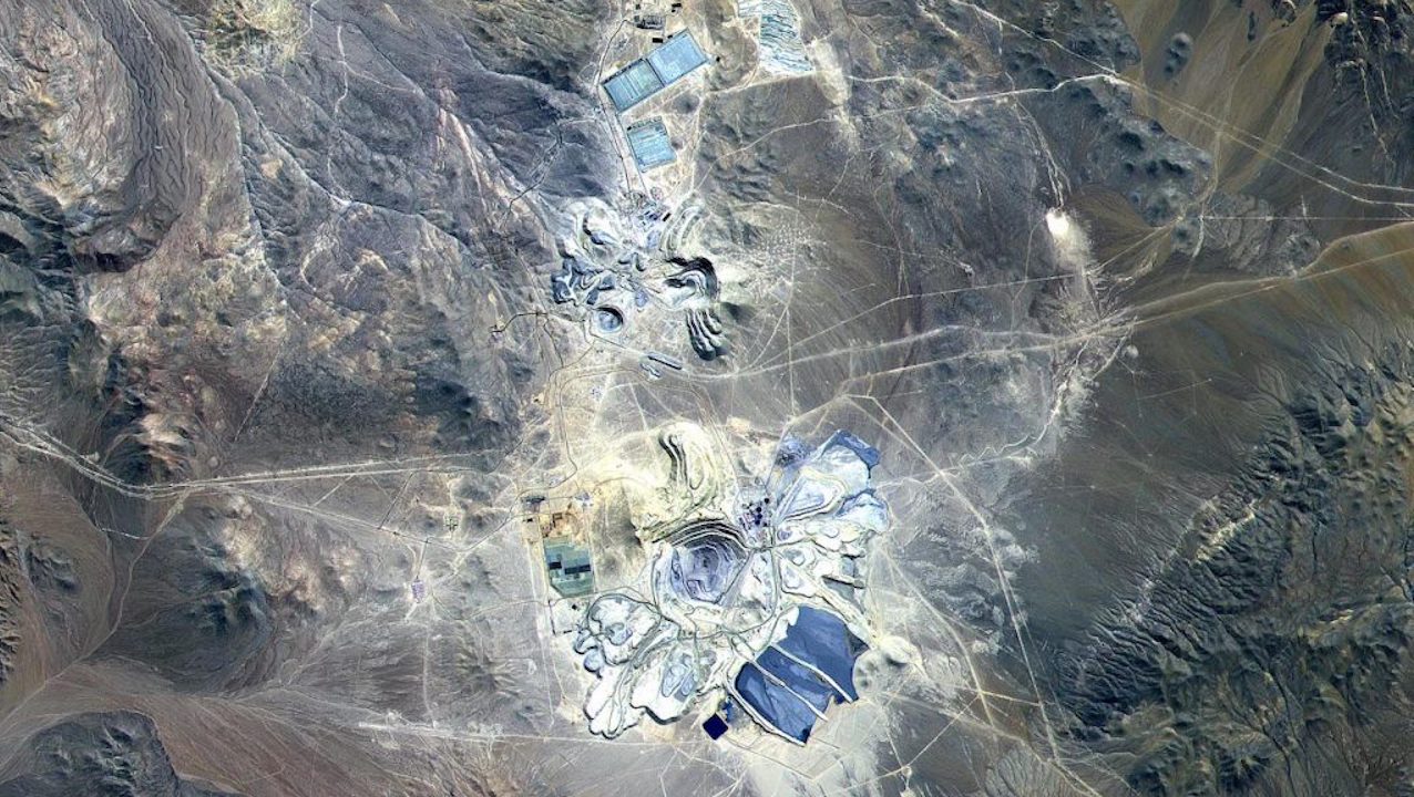 Mining operations at Escondida